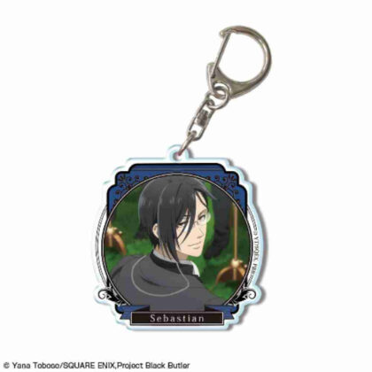 Black Butler -Boarding School Edition- Acrylic Key Chain Design 06 Sebastian Michaelis F (黒執事 -寄宿学校編- アクリルキーホルダー デザイン06セバスチャン・ミカエリス F)