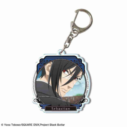 Black Butler -Boarding School Edition- Acrylic Key Chain Design 07 Sebastian Michaelis G (黒執事 -寄宿学校編- アクリルキーホルダー デザイン07セバスチャン・ミカエリス G)
