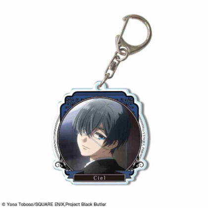 Black Butler -Boarding School Edition- Acrylic Key Chain Design 09 Ciel Phantomhive B (黒執事 -寄宿学校編- アクリルキーホルダー デザイン09シエル・ファントムハイヴ B)