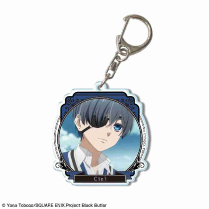 Black Butler -Boarding School Edition- Acrylic Keychain Design 14 Ciel Phantomhive G (黒執事 -寄宿学校編- アクリルキーホルダー デザイン14シエル・ファントムハイヴ G)