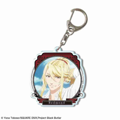 Black Butler -Boarding School Edition- Acrylic Key Chain Design 16 Edgar Redmond B (黒執事 -寄宿学校編- アクリルキーホルダー デザイン16エドガー・レドモンド B)