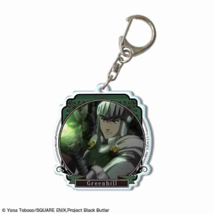 Black Butler -Boarding School Edition- Acrylic Keychain Design 19 Herman Greenhill A (黒執事 -寄宿学校編- アクリルキーホルダー デザイン19ハーマン・グリーンヒル A)