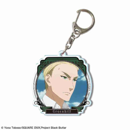 Black Butler -Boarding School Edition- Acrylic Key Chain Design 20 Herman Greenhill B (黒執事 -寄宿学校編- アクリルキーホルダー デザイン20ハーマン・グリーンヒル B)