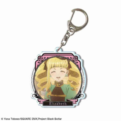 Black Butler -Boarding School Edition- Acrylic Key Chain Design 28 Elizabeth Midford (黒執事 -寄宿学校編- アクリルキーホルダー デザイン28エリザベス・ミッドフォード)