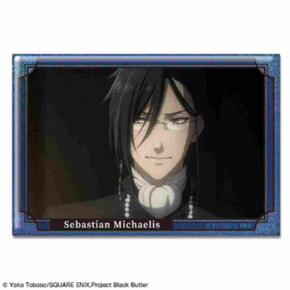 Black Butler -Boarding School Edition- Hologram Can Badge Design 04 Sebastian Michaelis D (黒執事 -寄宿学校編- ホログラム缶バッジ デザイン04 セバスチャン・ミカエリス D)