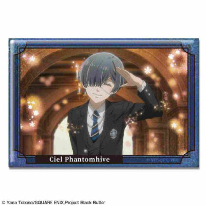 Black Butler -Boarding School Edition- Hologram Can Badge Design 09 Ciel Phantomhive B (黒執事 -寄宿学校編- ホログラム缶バッジ デザイン09 シエル・ファントムハイヴ B)