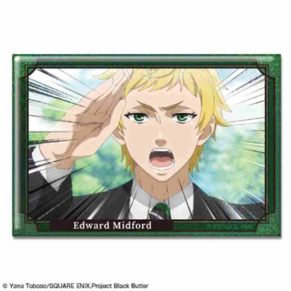 Black Butler -Boarding School Edition- Hologram Can Badge Design 25 Edward Midford (黒執事 -寄宿学校編- ホログラム缶バッジ デザイン25 エドワード・ミッドフォード)