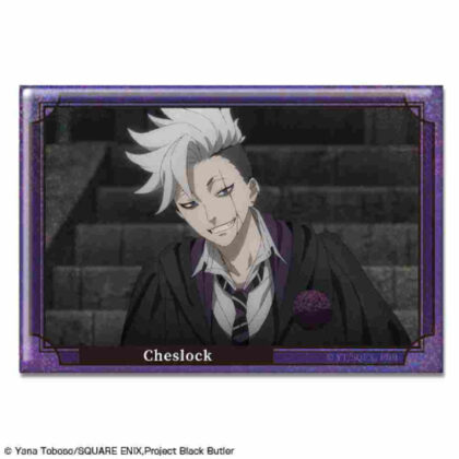 Black Butler -Boarding School Edition- Hologram Can Badge Design 26 Chess Lock (黒執事 -寄宿学校編- ホログラム缶バッジ デザイン26 チェスロック)