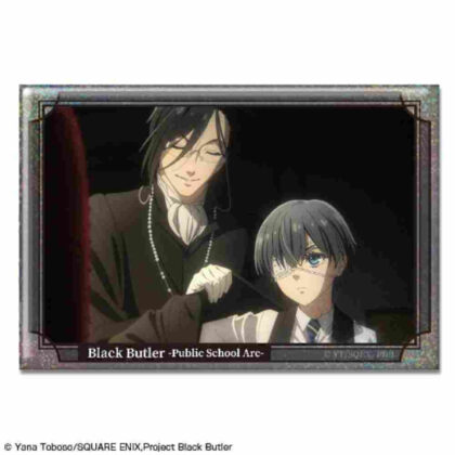 Black Butler -Boarding School Edition- Hologram Can Badge Design 29 Sebastian Michaelis & Ciel Phantomhive B (黒執事 -寄宿学校編- ホログラム缶バッジ デザイン29 セバスチャン・ミカエリス&シエル・ファントムハイヴ B)