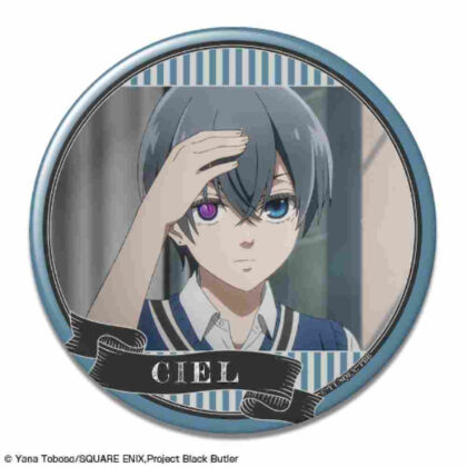 Black Butler -Boarding School Edition- Can Badge Design 13 Ciel Phantomhive C (黒執事 -寄宿学校編- 缶バッジ デザイン13 シエル・ファントムハイヴ C)