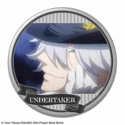 Black Butler -Boarding School Edition- Can Badge Design 23 Undertaker C (黒執事 -寄宿学校編- 缶バッジ デザイン23 葬儀屋 C)