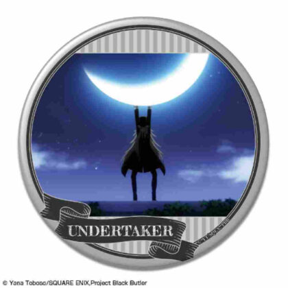 Black Butler -Boarding School Edition- Can Badge Design 26 Undertaker F (黒執事 -寄宿学校編- 缶バッジ デザイン26 葬儀屋 F)