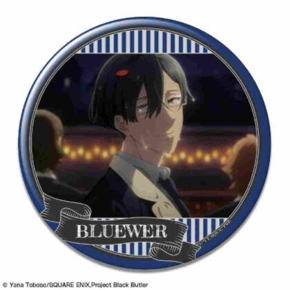 Black Butler -Boarding School Edition- Can Badge Design 28 Lawrence Bruer (黒執事 -寄宿学校編- 缶バッジ デザイン28 ロレンス・ブルーアー)