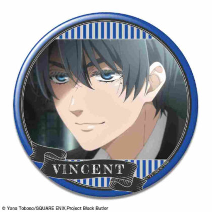 Black Butler -Boarding School Edition- Can Badge Design 31 Vincent Phantomhive A (黒執事 -寄宿学校編- 缶バッジ デザイン31 ヴィンセント・ファントムハイヴ A)