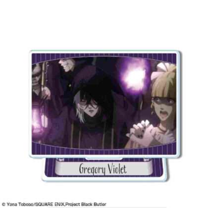 Black Butler -Boarding School Edition- Mini Acrylic Stand Design 28 Gregory Violet (黒執事 -寄宿学校編- ミニアクリルスタンド デザイン28グレゴリー・バイオレット)