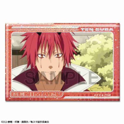 That Time I Got Reincarnated as a Slime Hologram Can Badge Ver.2 Design 11 Benimaru A (転生したらスライムだった件 ホログラム缶バッジ Ver.2 デザイン11 ベニマル A)