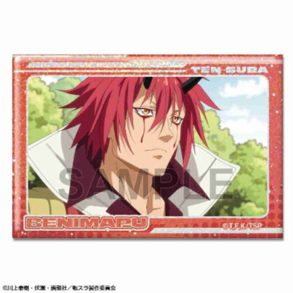 That Time I Got Reincarnated as a Slime Hologram Can Badge Ver.2 Design 12 Benimaru B (転生したらスライムだった件 ホログラム缶バッジ Ver.2 デザイン12 ベニマル B)