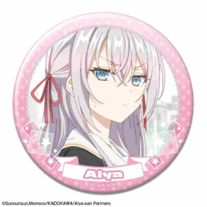 Arya-san from next door who sometimes blurts out in Russian Can Badge Design 11 Arya K (時々ボソッとロシア語でデレる隣のアーリャさん 缶バッジ デザイン11 アーリャ K)