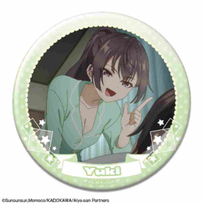 Arya-san from next door who sometimes blurts out Russian can badge design 18 Yuki C (時々ボソッとロシア語でデレる隣のアーリャさん 缶バッジ デザイン18 有希 C)