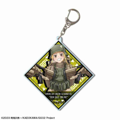 Sword Art Online Alternative Gun Gale Online II Big Acrylic Keychain Design 06 Fukajiro B (ソードアート・オンライン オルタナティブ ガンゲイル・オンラインII ビッグアクリルキーホルダー デザイン06 フカ次郎 B)