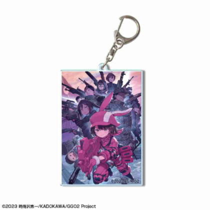 Sword Art Online Alternative Gun Gale Online II Big Acrylic Keychain Design 08 Key Visual (ソードアート・オンライン オルタナティブ ガンゲイル・オンラインII ビッグアクリルキーホルダー デザイン08 キービジュアル)
