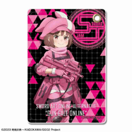 Sword Art Online Alternative Gun Gale Online II Leather Pass Case Design 01 Ren (ソードアート・オンライン オルタナティブ ガンゲイル・オンラインII レザーパスケース デザイン01 レン)