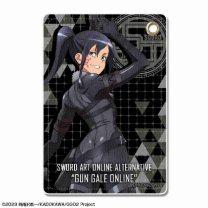 Sword Art Online Alternative Gun Gale Online II Leather Pass Case Design 02 Pitohui (ソードアート・オンライン オルタナティブ ガンゲイル・オンラインII レザーパスケース デザイン02 ピトフーイ)