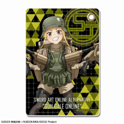 Sword Art Online Alternative Gun Gale Online II Leather Pass Case Design 03 Fukajiro (ソードアート・オンライン オルタナティブ ガンゲイル・オンラインII レザーパスケース デザイン03 フカ次郎)