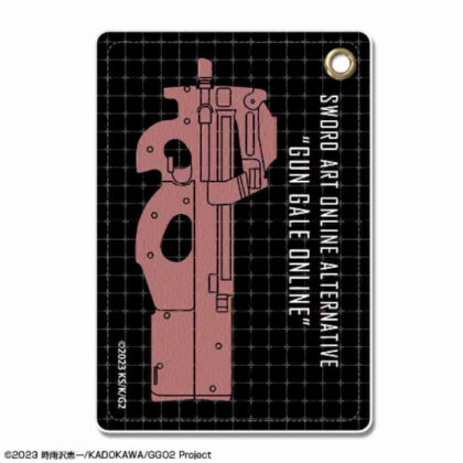 Sword Art Online Alternative Gun Gale Online II Leather Pass Case Design 05 Pea-chan Image (ソードアート・オンライン オルタナティブ ガンゲイル・オンラインII レザーパスケース デザイン05 ピーちゃんイメージ)