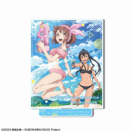 Sword Art Online Alternative Gun Gale Online II Acrylic Stand Design 07 Ren & Pitohui (ソードアート・オンライン オルタナティブ ガンゲイル・オンラインII アクリルスタンド デザイン07 レン&ピトフーイ)