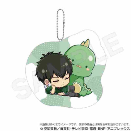 Gintama Gyaokore Die-cut Cushion Key Chain Toshiro Hijikata (銀魂 ぎゃおコレ ダイカットクッションキーホルダー 土方十四郎)