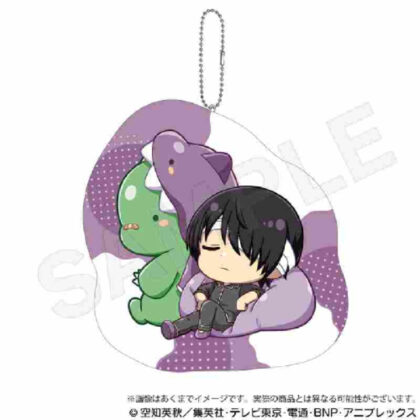 Gintama Gyaokore Die-cut Cushion Keychain Shinsuke Takasugi (銀魂 ぎゃおコレ ダイカットクッションキーホルダー 高杉晋助)