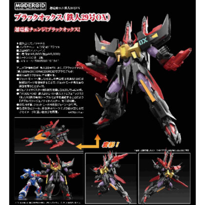 MODEROID Black Ox Tetsujin No. 29 O (MODEROID ブラックオックス鉄人29号O)