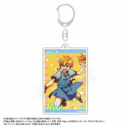 After School Boy Hanako-kun Square Keychain C (放課後少年花子くん スクエアキーホルダー C)
