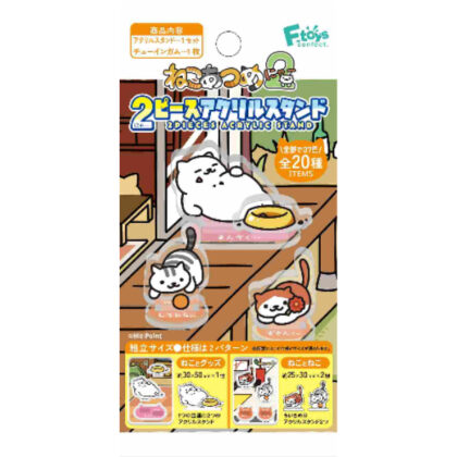 Neko Atsume 2 2 piece acrylic stand (gum) (ねこあつめ2 2ピースアクリルスタンド(ガム))