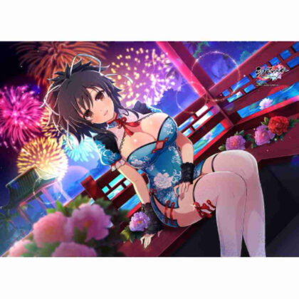 Shinovi Master Senran Kagura NEW LINK B2 Tapestry Asuka/81 Himori Legend Twin Breast Festival (シノビマスター 閃乱カグラ NEW LINK B2タペストリー 飛鳥/81の日盛・伝説双乳祭)