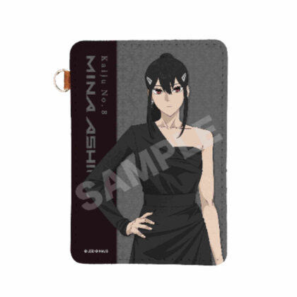 Kaiju No. 8 Leather Pass Case 04 White Mina (Dress Code Ver.) (怪獣8号 レザーパスケース 04 亜白ミナ(ドレスコードVer.))