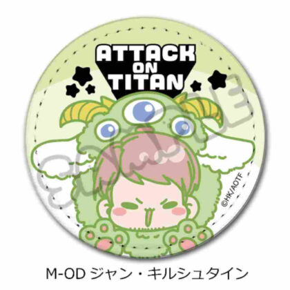Attack on Titan The Final Season 11th Leather Badge (Round) M-OD Jean (進撃の巨人 The Final Season 第11弾 レザーバッジ(丸形) M-OD ジャン)