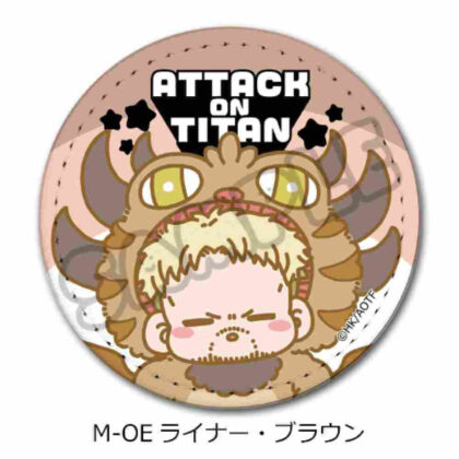 Attack on Titan The Final Season 11th Leather Badge (Round) M-OE Liner (進撃の巨人 The Final Season 第11弾 レザーバッジ(丸形) M-OE ライナー)