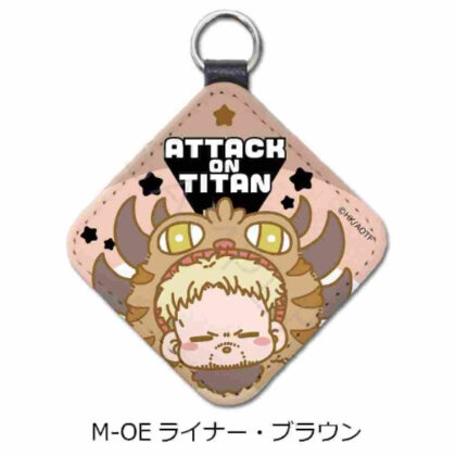 Attack on Titan The Final Season 11th Leather Charm M-OE Liner (進撃の巨人 The Final Season 第11弾 レザーチャーム M-OE ライナー)