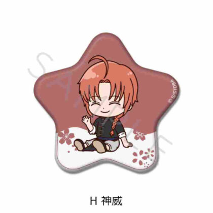 Gintama Star-shaped Can Badge H Kamui (銀魂 星型缶バッジ H 神威)