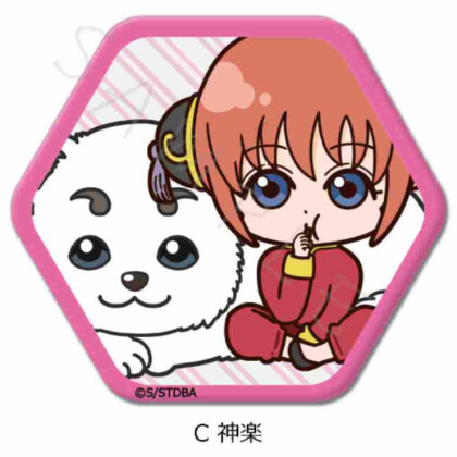 Gintama Hexagonal Can Badge C Kagura (銀魂 六角形缶バッジ C 神楽)