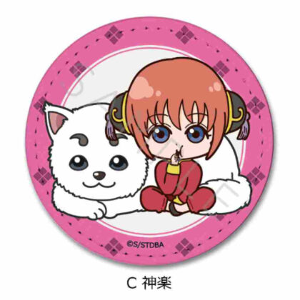 Gintama Leather Badge (Round) C Kagura (銀魂 レザーバッジ(丸形) C 神楽)