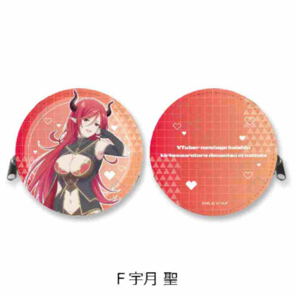 I'm a VTuber, but I forgot to turn off the stream and it became a legend Round coin case F Hijiri Uzuki (VTuberなんだが配信切り忘れたら伝説になってた 丸形コインケース F 宇月聖)