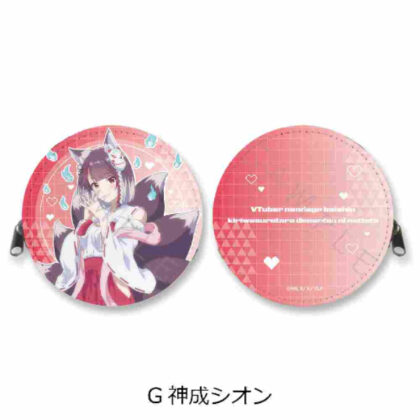 I'm a VTuber, but I forgot to turn off the stream and it became a legend Round coin case G Shion Kaminari (VTuberなんだが配信切り忘れたら伝説になってた 丸形コインケース G 神成シオン)