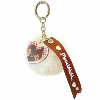 Monchhichi Fur Charm Ivory (モンチッチ ファーチャーム アイボリー)