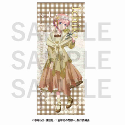 The Quintessential Quintuplets∽ -Heisei Retro Style- Face Towel Ichika Nakano (五等分の花嫁∽ -平成レトロStyle- フェイスタオル 中野一花)