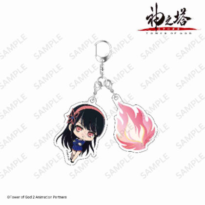 Tower of God - Return of the Prince Mini Character 2 Acrylic Keychain Renrika (神之塔 -Tower of God- 王子の帰還 ミニキャラ2連アクリルキーホルダー 蓮梨花)