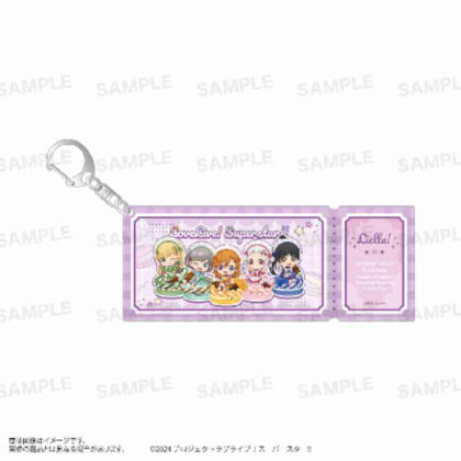 Love Live! Superstar!! Ticket style acrylic key chain Chara Dollche A (ラブライブ!スーパースター!! チケット風アクリルキーホルダー きゃらどるちぇ A)