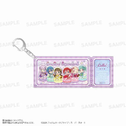 Love Live! Superstar!! Ticket style acrylic key chain Chara Dollche B (ラブライブ!スーパースター!! チケット風アクリルキーホルダー きゃらどるちぇ B)